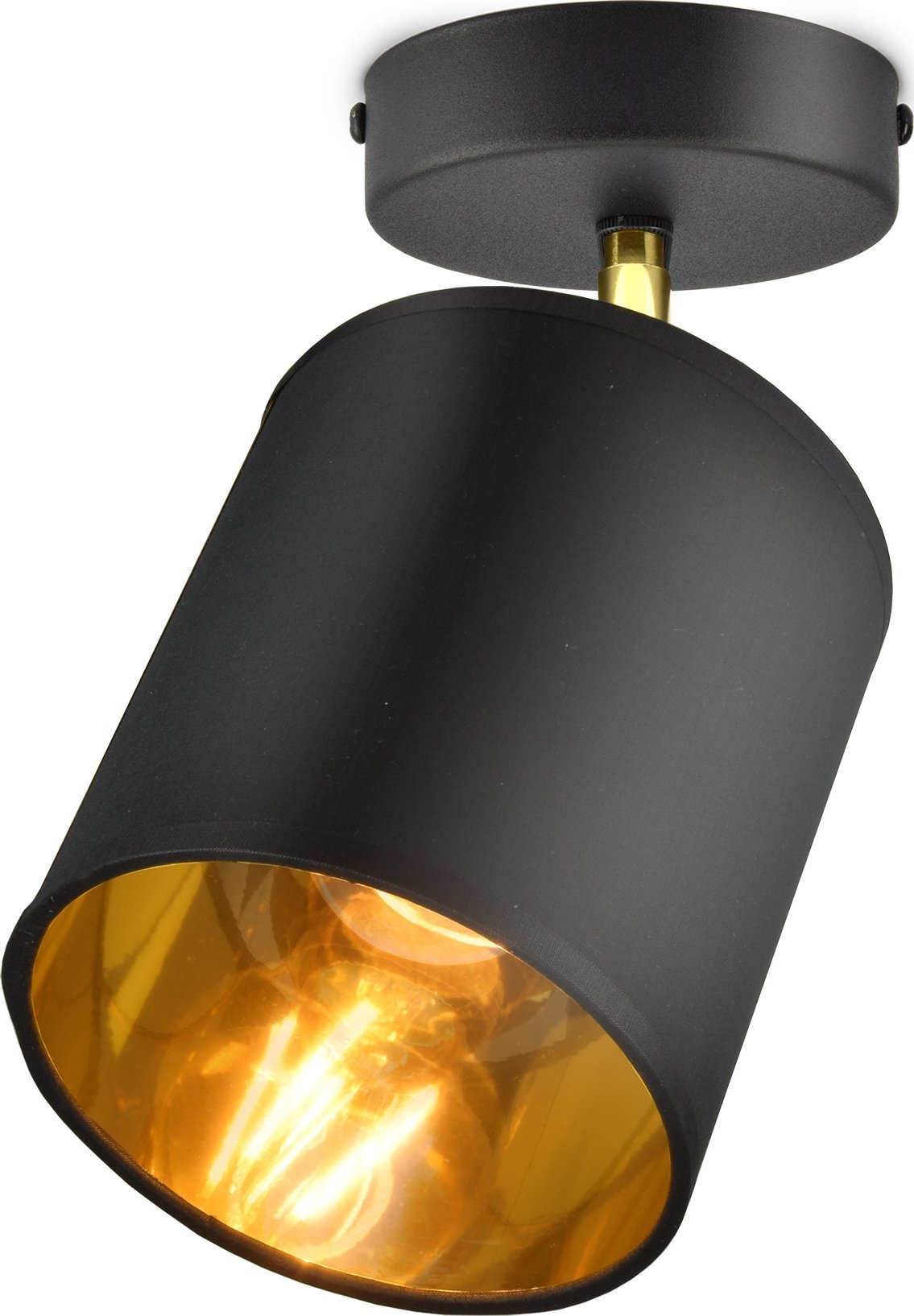 Lampa sufitowa Orno BATI oprawa ścienno-sufitowa, moc max. 1x60W, E27, czarna