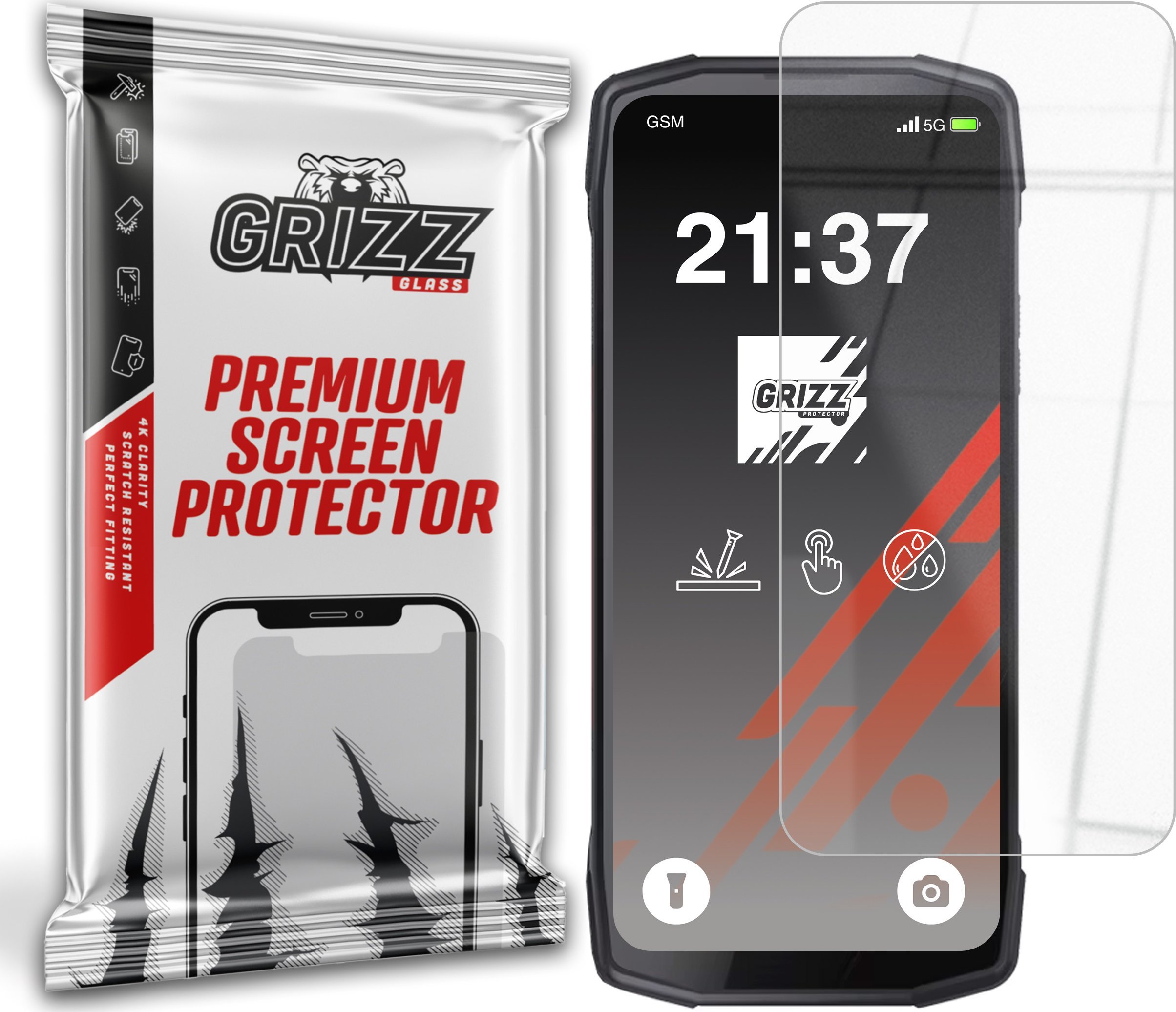 Szkło hybrydowe GrizzGlass HybridGlass do Cubot King Kong Star