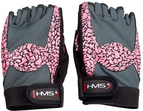 HMS Rękawice na siłownie RST03 różowo-szare r. S (17-63-220)