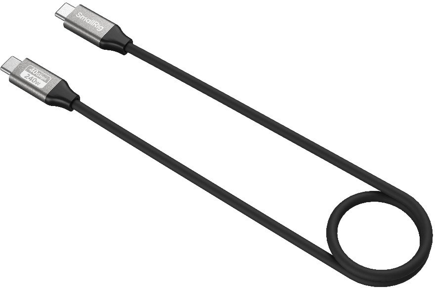 Kabel USB SmallRig USB-C - USB-C 0.6 m Czarny (6941590023090)
