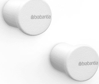 Brabantia HACZYKI NA RĘCZNIKI MINDSET 2SZT BIAŁE 303425