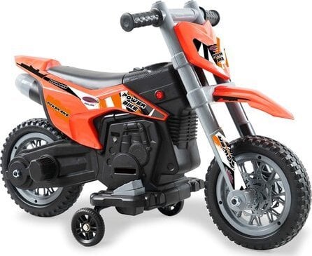 Jamara Ride-on Motorrad Power Bike 6V orange 2+