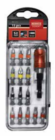 Modeco Komplet grotów 15 sztuk 25mm adapter MN-15-541