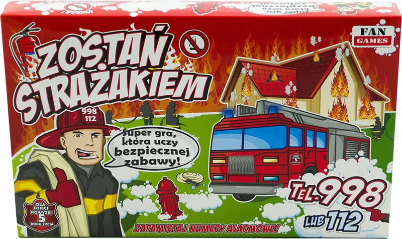 Gra planszowa Zostań Strażakiem