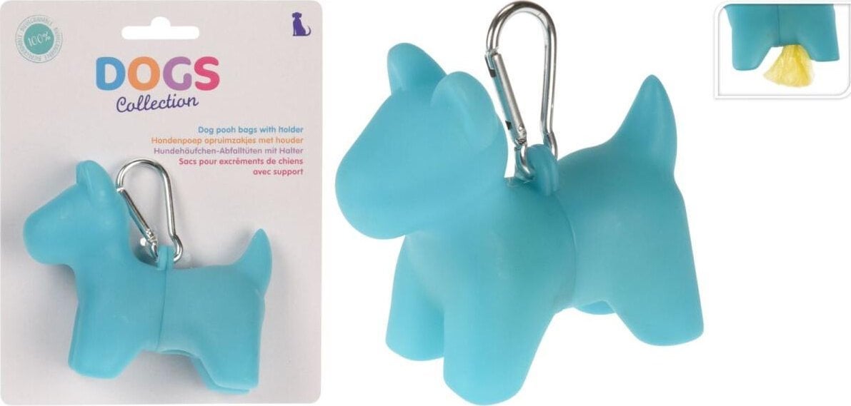 Dogs Collection Pojemnik na worki na psie odchody (Piesek) + 20 woreczków