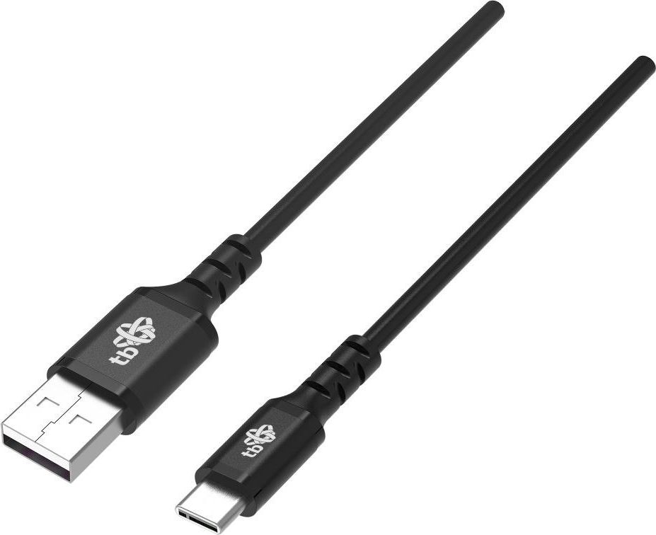 Kabel USB TB Print USB-A - USB-C 1 m Czarny (1_742413)