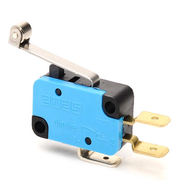 Promet Mikroprzełącznik zestyk przełączny 1NO+1NC dźwignia długa rolką - T0-MK1MIM2