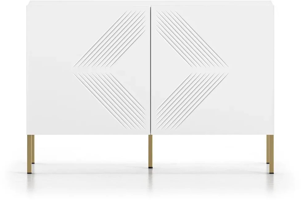 Komoda KLARA 110 2D biały mat ML MEBLE