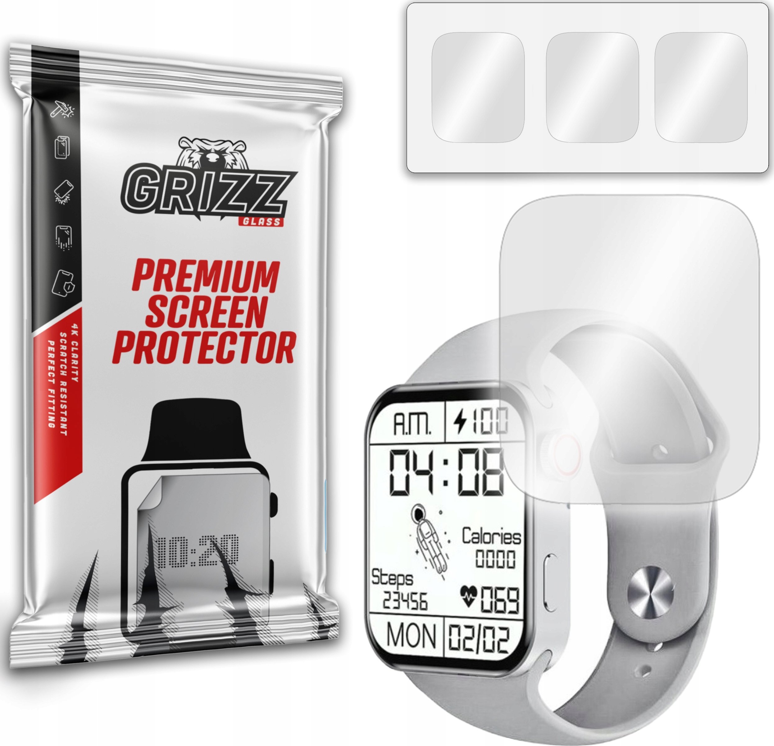 GrizzGlass Folia hydrożelowa Grizz Smartwatch Series 7