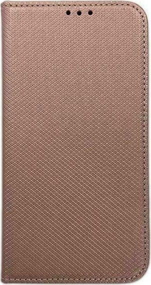 Etui Smart Magnet book Realme C63 różowo złoty/rose gold