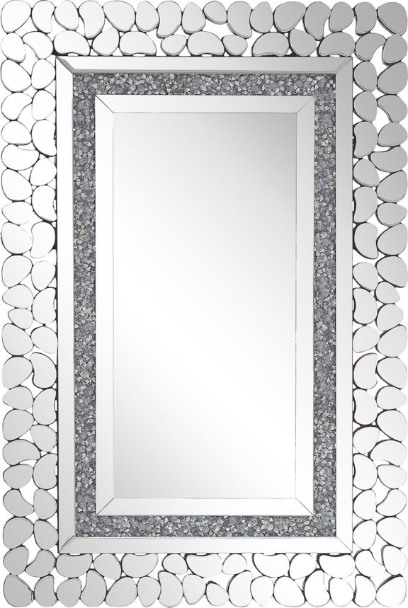 Shumee Lustro ścienne 60 x 90 cm srebrne PABU