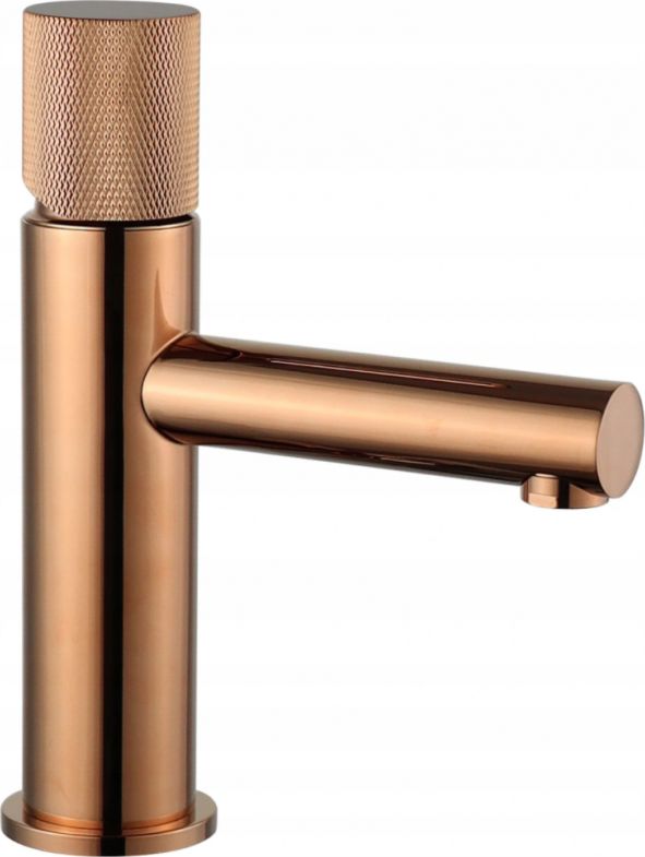 Bateria umywalkowa Mexen Elba One stojąca różowe złoto