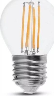 V-TAC Żarówka LED V-TAC 6W Filament E27 Kulka G45 Przeźroczysta VT-2366 4000K 600lm