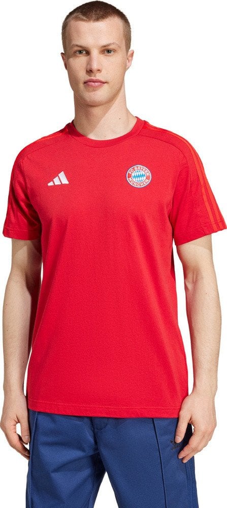 Koszulka męska adidas FC Bayern Munich Dna Tee czerwona IT4143 L