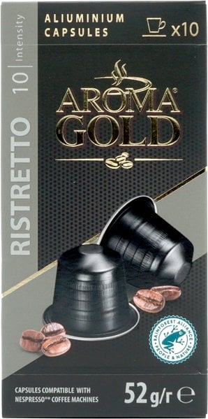 Italian Coffee Kawa kapsułki Aroma Gold Ristretto, 52g