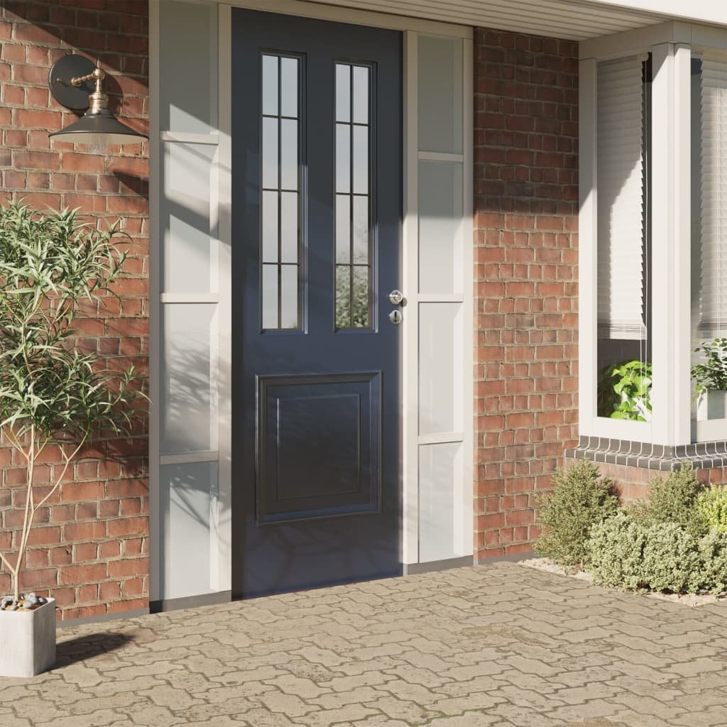 vidaXL Folia okienna, matowa, w paski, 45x500 cm, PVC