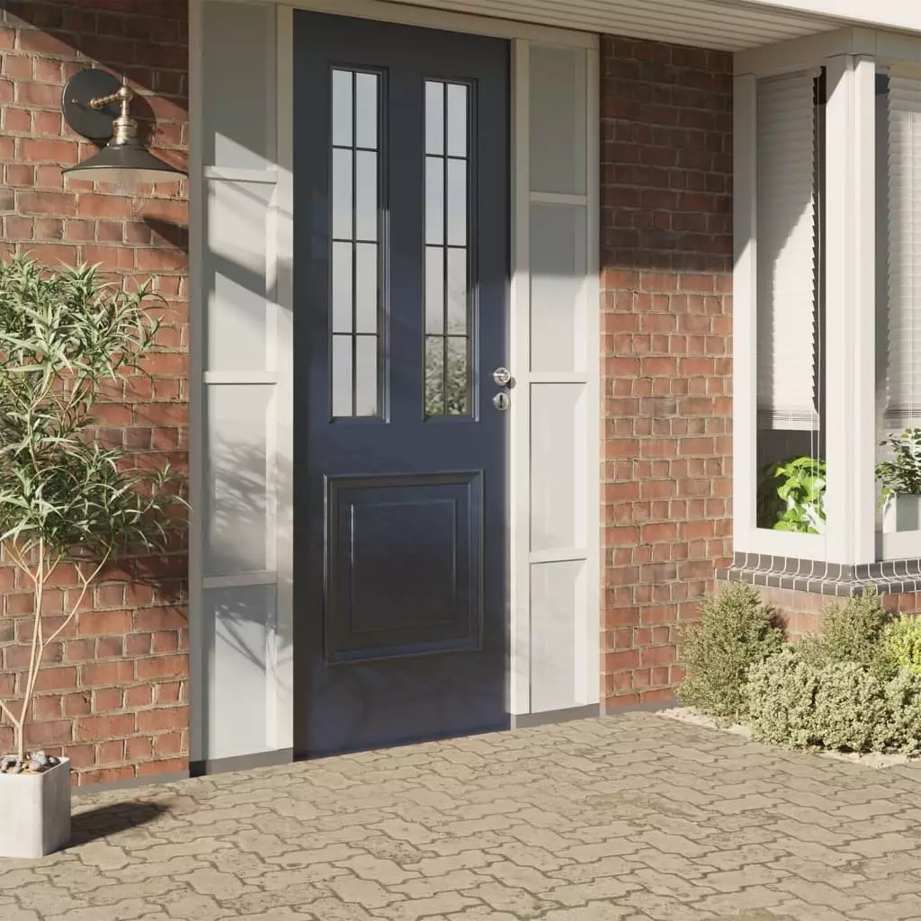 vidaXL Folia okienna, matowa, w paski, 45x500 cm, PVC