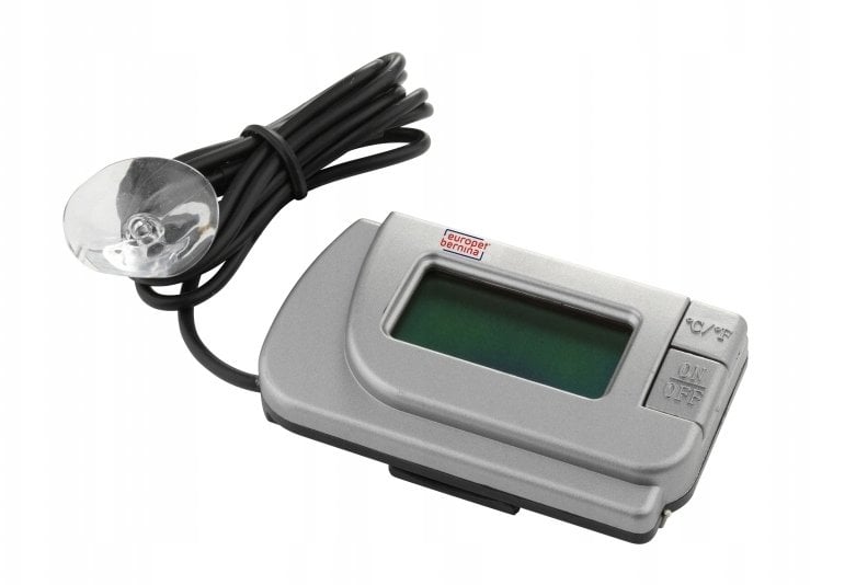 AQUA DELLA Termometr elektroniczny do akwarium z baterią