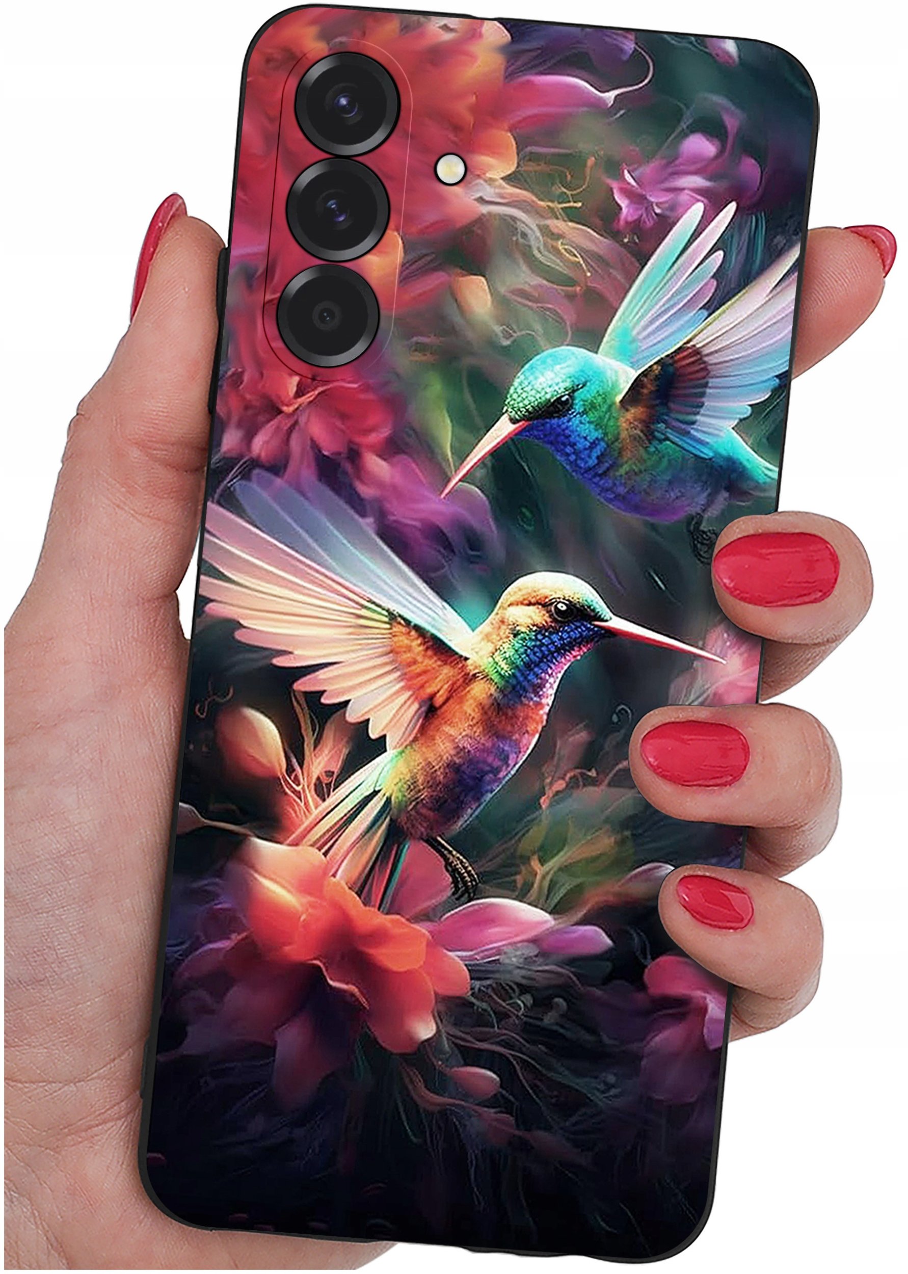 ETUI do Samsung A56 5G | WZORY | SILIKONOWE MATT CASE + SZKŁO 9H