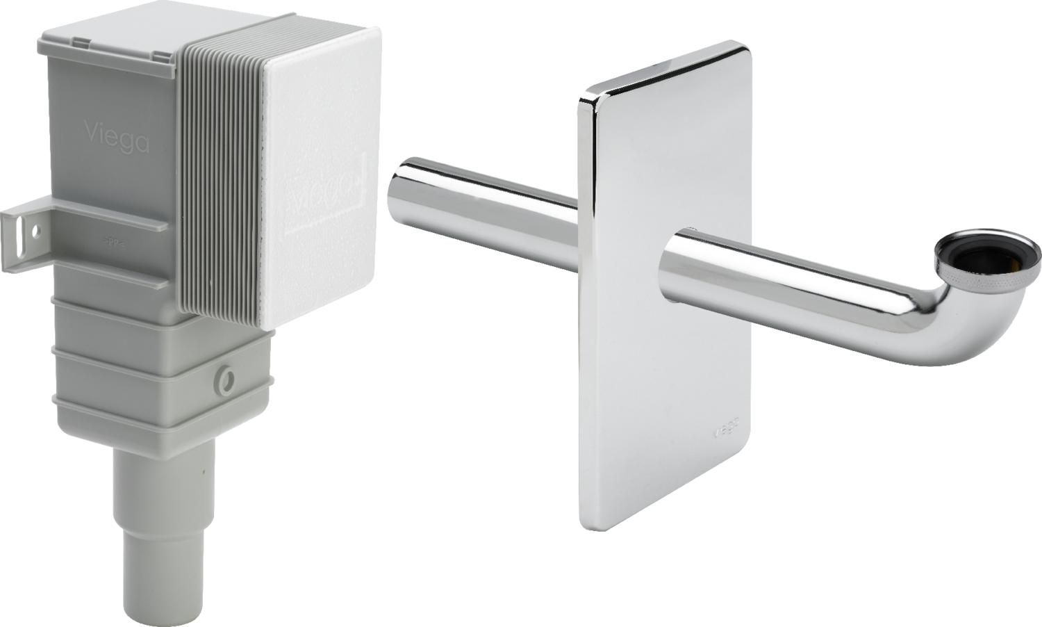 Syfon Viega podtynkowy 5/4" DN40/50 chrom (703240)