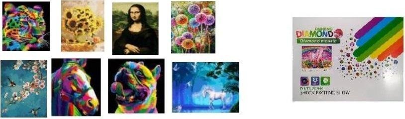 Ziemia Obiecana Mozaika diamentowa 40x50cm MIX