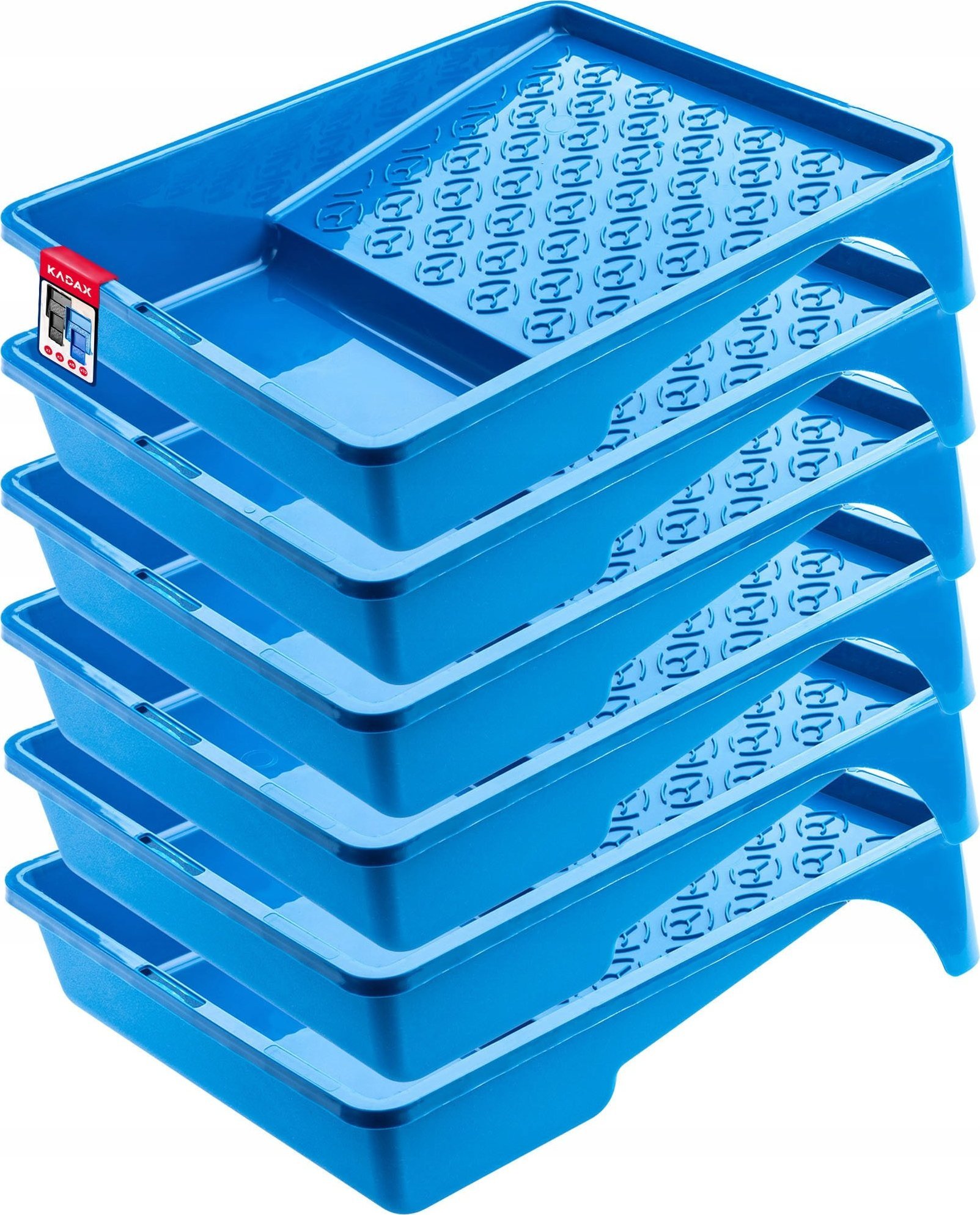 Kadax Kuweta Malarska Duża Do Wałka Farby Niebieska 6szt