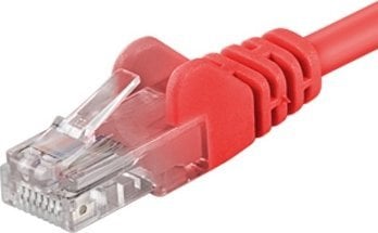 PremiumCord PREMIUMCORD Patch kabel UTP RJ45-RJ45 CAT5e 1.5m czerwony