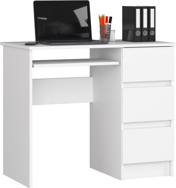 Biurko Fabryka Mebli Akord A-6 Białe 90 cm x 50 cm