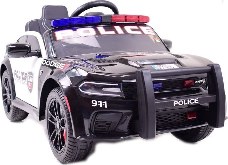 Import SUPER-TOYS AUTO NA AKUMULATOR DODGE CHARGER POLICJA, KOGUTY, DŹWIĘKI, PILOT/ZB-911