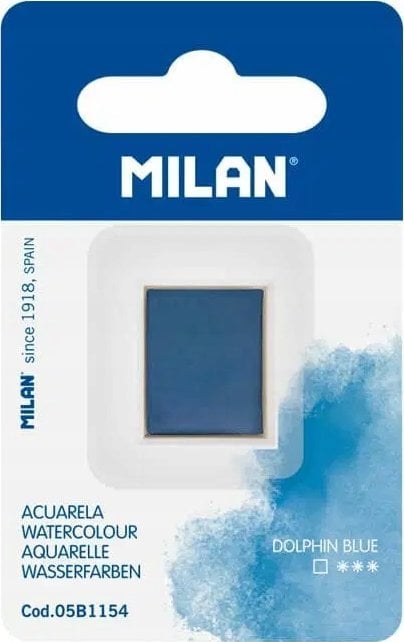 Teka Farba akwarelowa kostka błękitny delfin MILAN