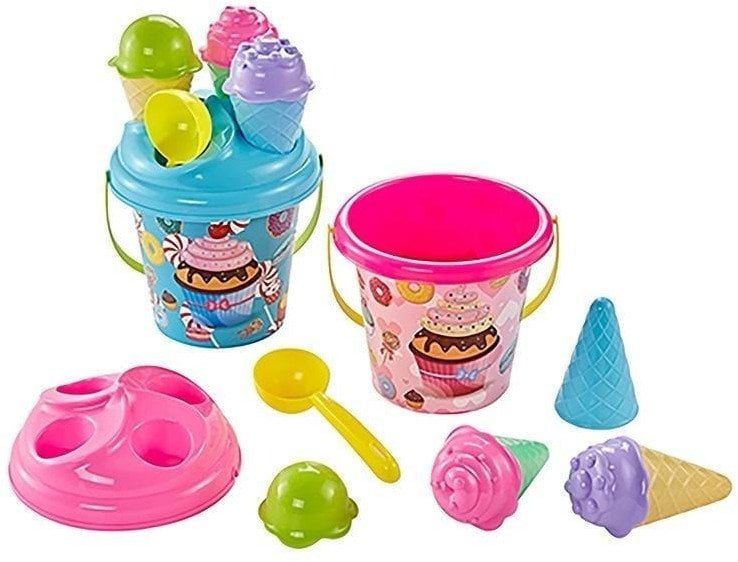 Zestaw do piasku sportox kids 9el niebieski 137709