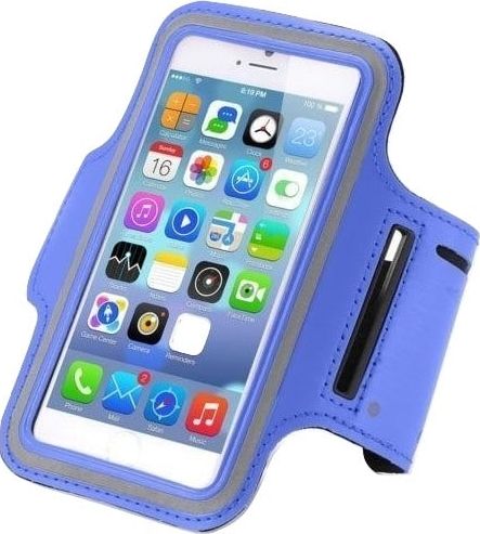 Mobilari OPASKA ETUI NA RAMIĘ DO BIEGANIA TELEFON 4.7'' NIEBIESKI