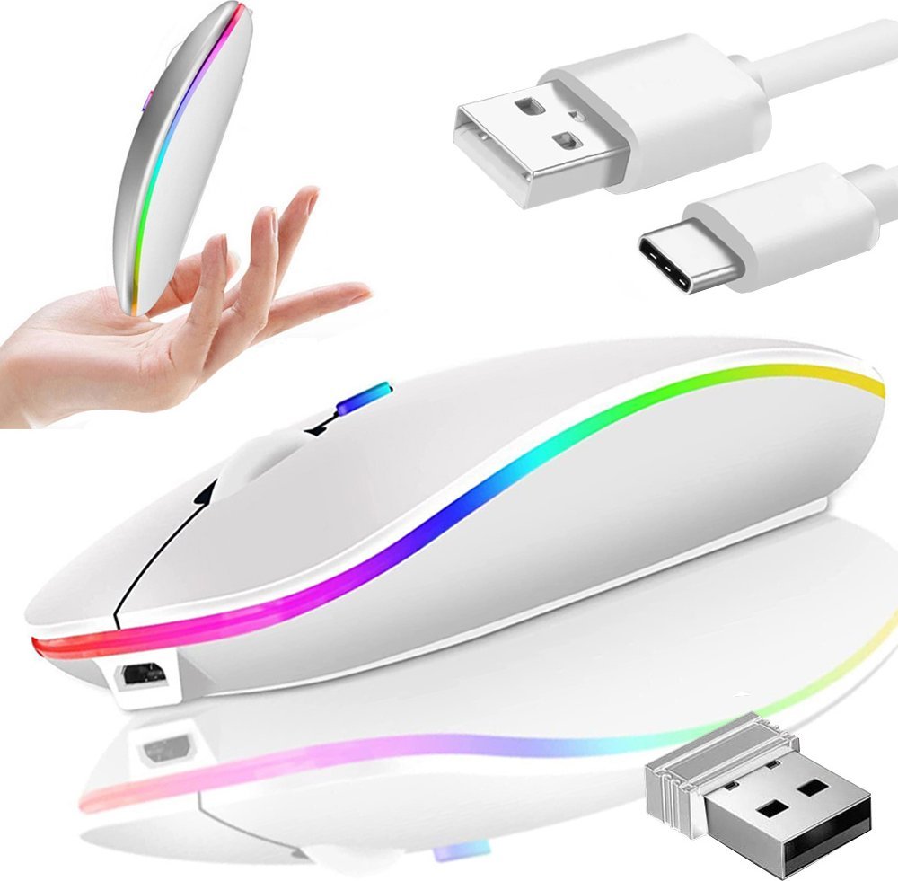 Verk Mysz myszka optyczna bezprzewodowa slim 2,4 ghz bluetooth do laptopa pc Mysz myszka optyczna bezprzewodowa slim 2,4 ghz bluetooth do laptopa pc