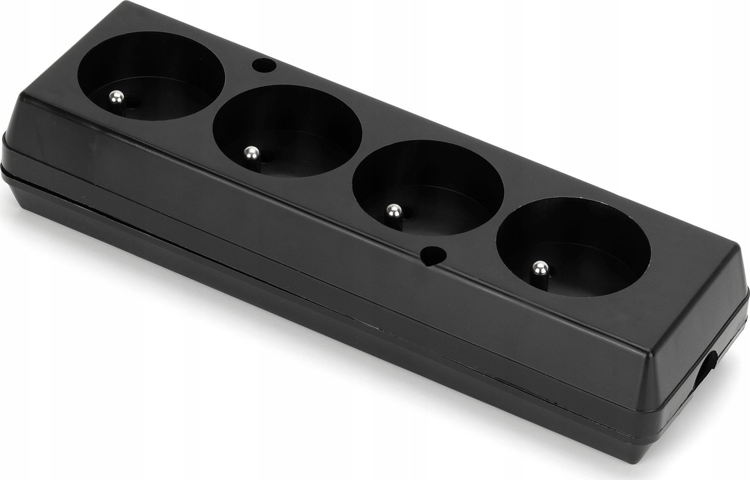 Montis Gniazdo wtyczkowe czterokrotne GN-470 MT088-C czarne