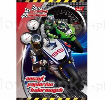 St. Majewski Zeszyt papierów kolorowych A5 10 kartek