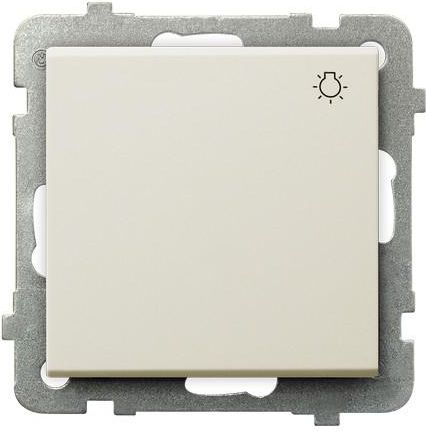 Ospel Przycisk światło Sonata 10AX IP20 ecru (ŁP-5R/m/27)