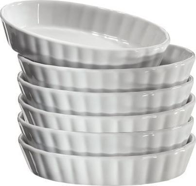 Kuchenprofi Naczynie Kuchenprofi Burgund do crme brle, 14x8,5x2,5 cm, 6 szt.