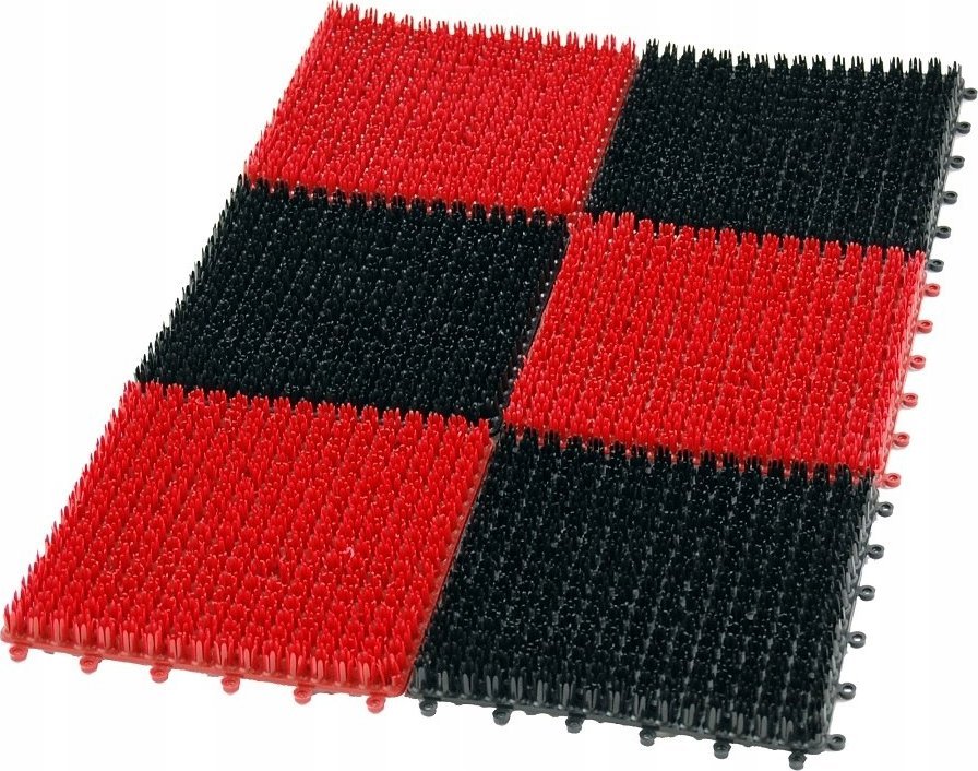 UN WYCIERACZKA TRAWKA PLASTIKOWA 6-CZÄÅCIOWA 36*55CM BLACK/RED