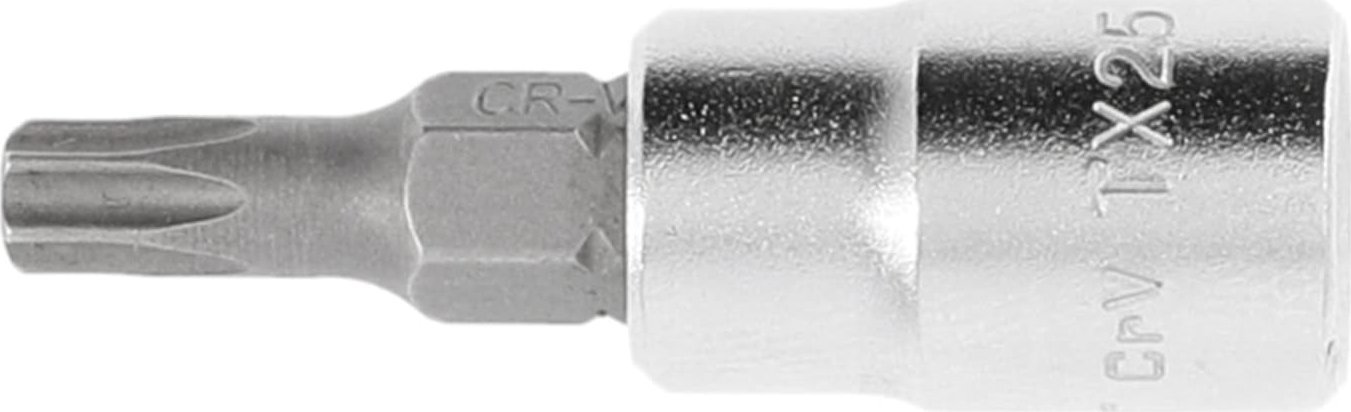 Högert Technik Nasadka z końcówka wkrętakową Torx z otworem 25 mm, 1/4