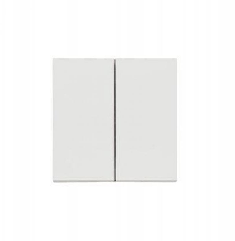 Kontakt-Simon 55 Klawisz podwójny do: SW5M, SP2M jasnoszary mat TKW5/114