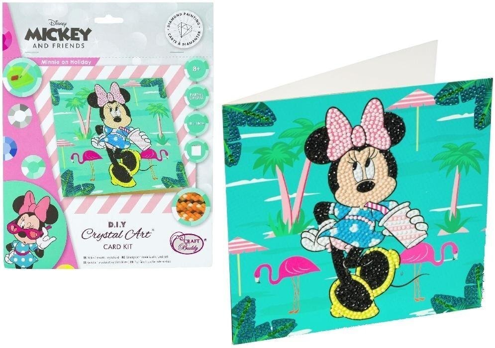 Pro Kids Diamentowa mozaika Minnie na wakacjach 18x18cm