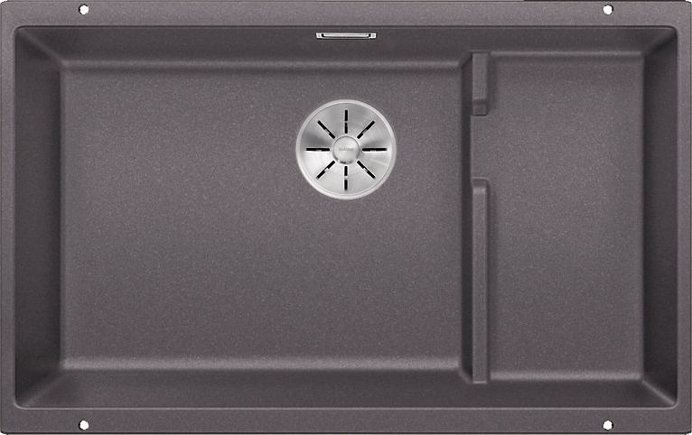 Zlewozmywak Blanco Subline 700-U Level Silgranit szarość skały z korkiem InFino (523539)