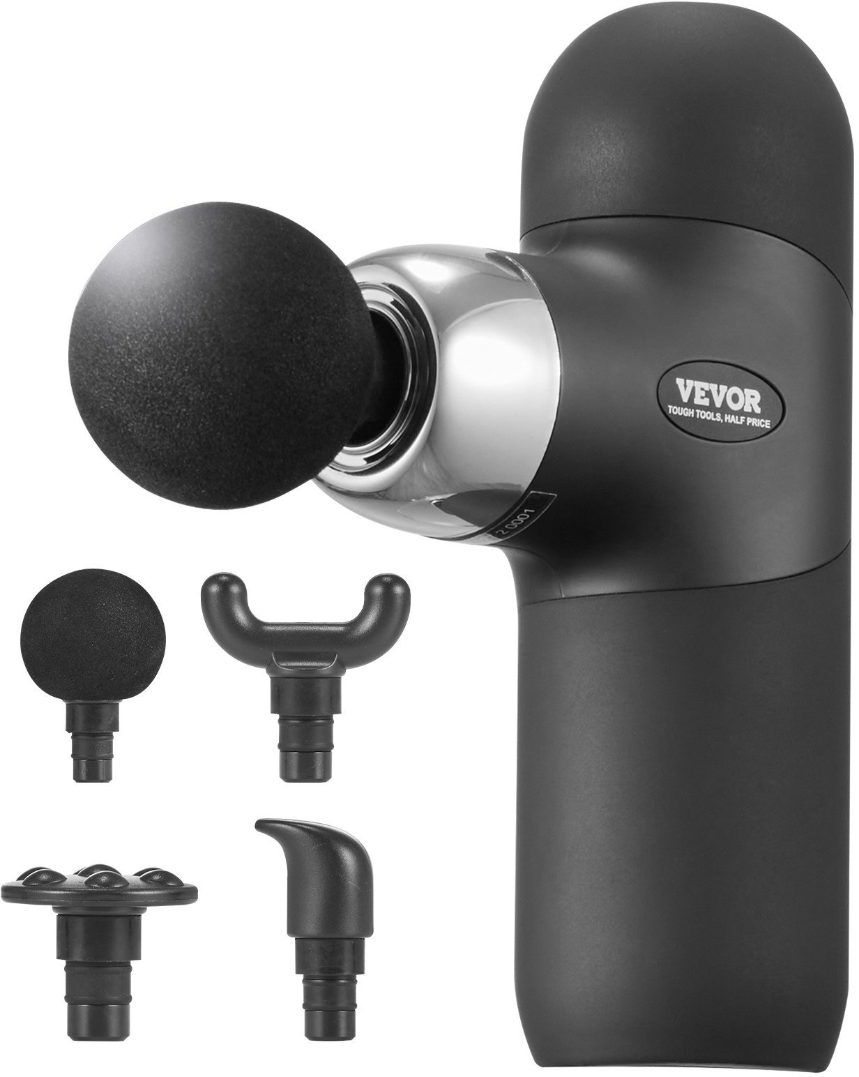 Pistolet do masażu mięśni do ciała, pleców i stóp 4 głowice