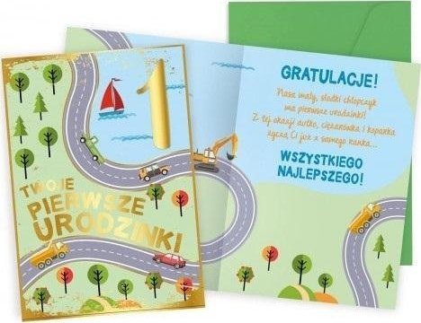 KUKARTKA Karnet B6 PR Roczek auta