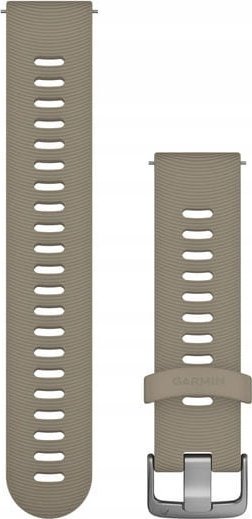 Garmin Pasek silikonowy na nadgarstek Quick Release 20 (piaskowy / stalowo-srebrny) (010-11251-0Z)
