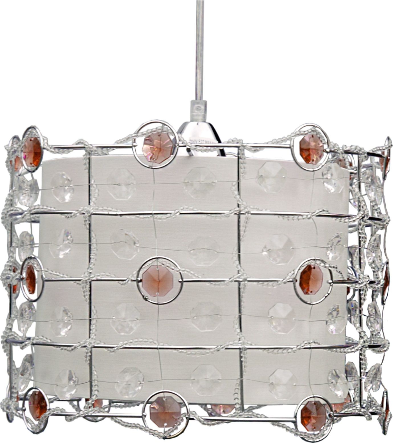 Lampa wisząca Candellux Lampa wisząca pomarańczowa do salonu Candellux SENECA 31-02983