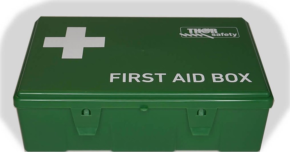 Abena Førstehjælpskasse m/indhold OX-ON grøn