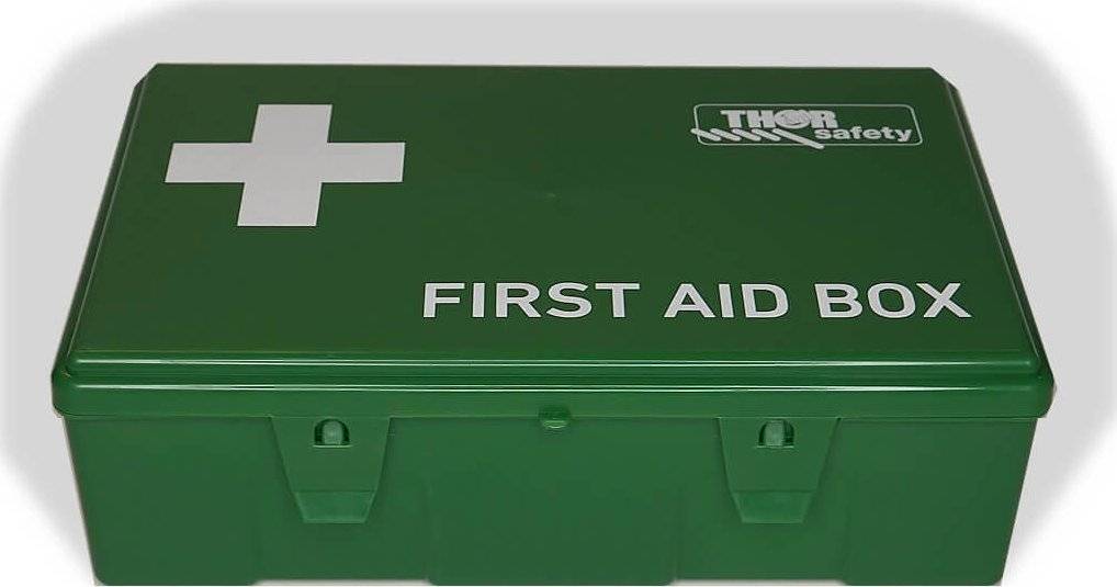Abena Førstehjælpskasse m/indhold OX-ON grøn