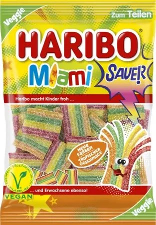 Żelki Miami Sauer kwaśne 100g - Haribo
