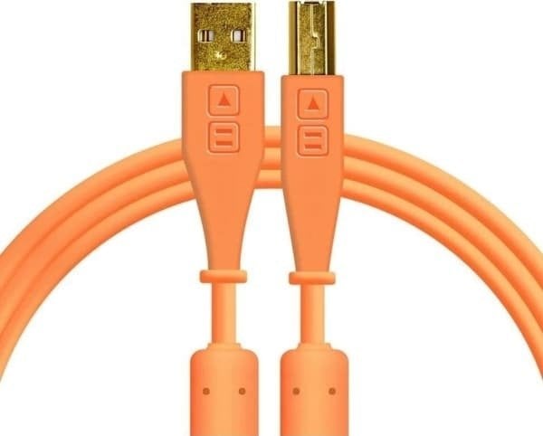 Kabel USB DJ TECHTOOLS DJ TECHTOOLS- Chroma Cable USB 1.5 m- prosty- pomarańczowy